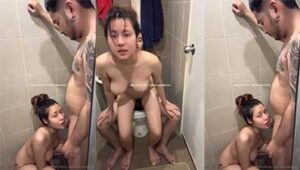 Mishio21x คลิปหลุดPornOnlyfans เย็ดเสียวในห้องน้ำกระเด้าหีนมใหญ่